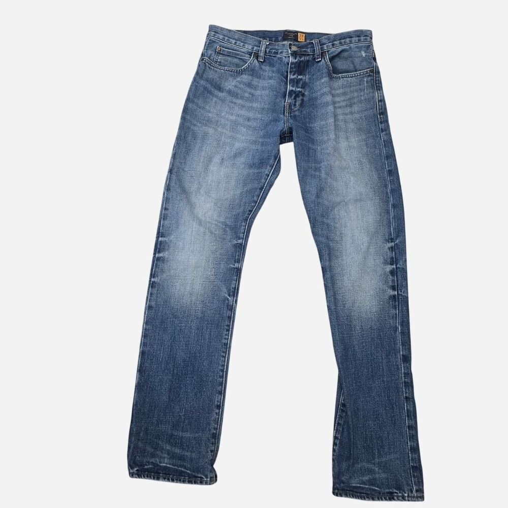 J.Crew 770 Straight Fit Blue Denim Jeans Men's Size 31x32